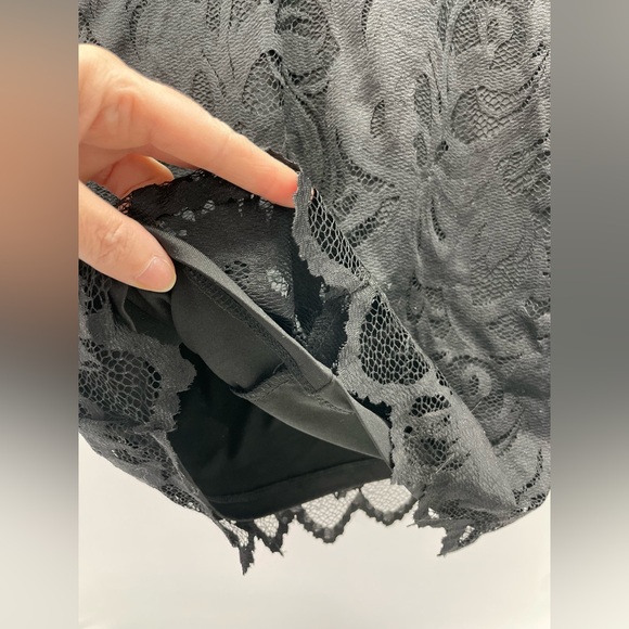 Black Lace H&M Off the Shoulder Dress STUNNING 🔥 Small Size 6 - Picture 5 of 5